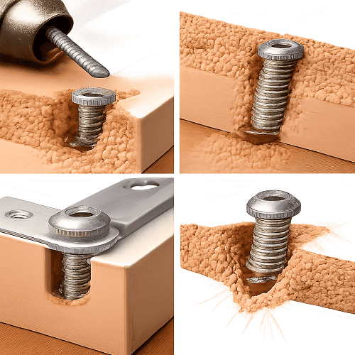 Винты для мебели и ЛДСП/МДФ: как избежать “разбора” отверстия и сколов фото 4
