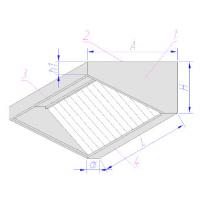 Купить зонт вытяжной пристенный тип 1 оптом | ПРОТОРГ