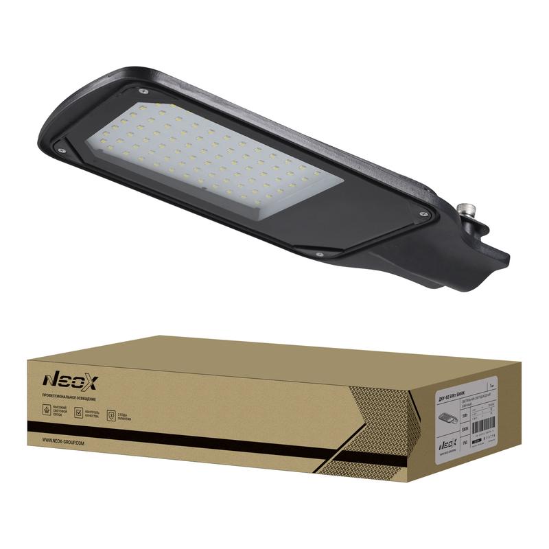 Рекомендуем купить Светильник светодиодный ДКУ-02 50Вт 5000К IP65 5250лм 105лм/Вт 230В уличный NEOX 4690612042428