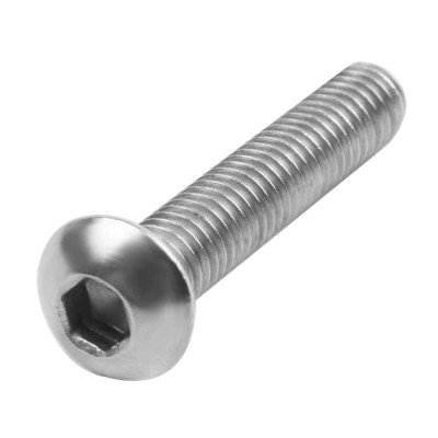 Купить винт iso 7380-1 м6x10 с полукруглой головкой, шлиц шестигранник hex, кл. пр. 10.9, оц. сталь оптом | ПРОТОРГ