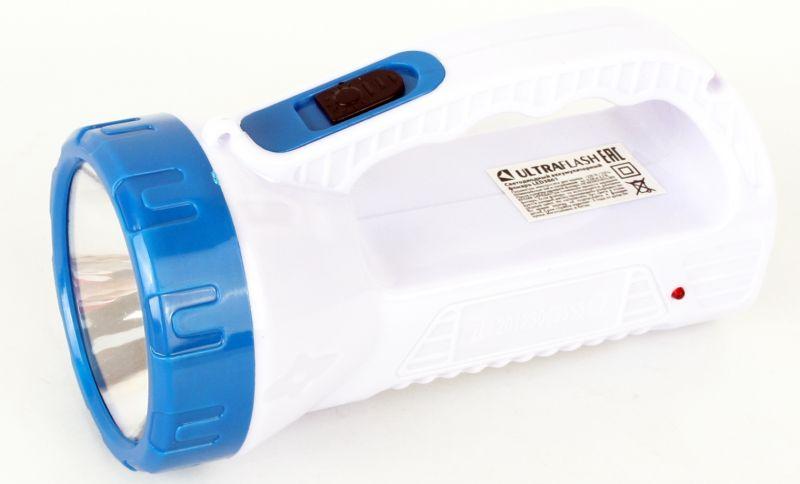 Рекомендуем купить Фонарь аккумуляторный LED3861 LED + 12SMD 1Вт 2 режима 220В аккум. SLA пластик. бел. (кор.) Ultraflash 14256