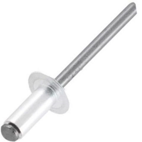 Рекомендуем купить Заклепка вытяжная открытая 6x8 со стандартным бортом, алюминий / сталь