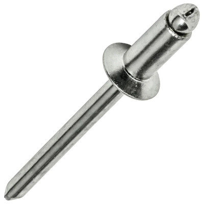 Рекомендуем купить Заклепка вытяжная открытая 5x12 со стандартным бортом, оц. сталь / оц. сталь