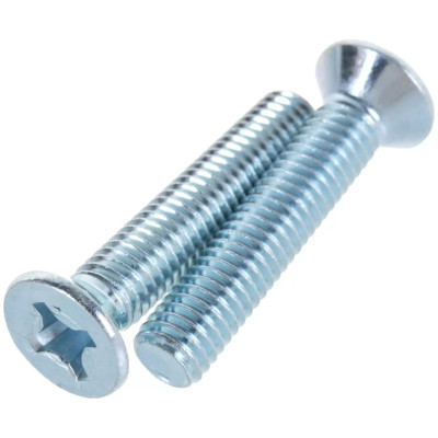 Рекомендуем купить Винт DIN 965 М5x35 с потайной головкой и крестообразным шлицем PH, кл. пр. 4.8, оц. сталь