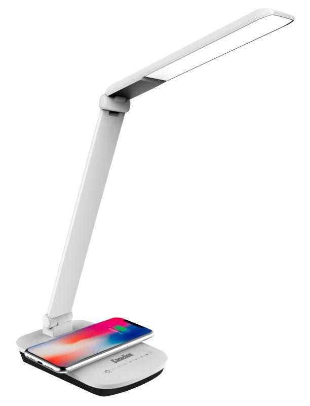 Рекомендуем купить Светильник настольный KD-825 C01 LED 16Вт 230В 360лм 4500К рег. ярк. беспров. заряд. бел. Camelion 14161