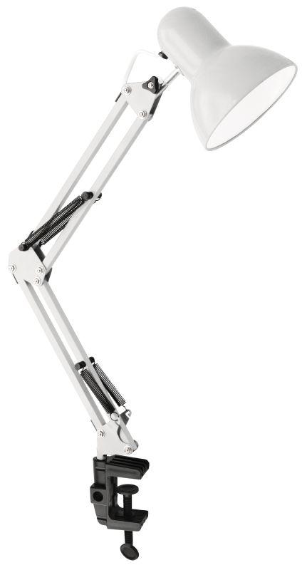 Рекомендуем купить Светильник настольный UF-312P С01 230В 60Вт струбцина бел. Ultraflash 12894