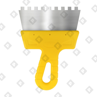 Шпатель фасадный Biber 35182 МАСТЕР 150 мм зуб 8х8  мм - №1