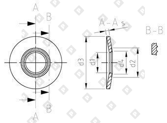 NFE 25-511 A4 8X22X1,6 - №3