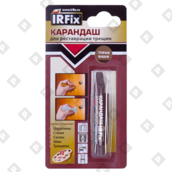 Карандаш IRFix для реставрации мебели "Тёмная вишня" - №1
