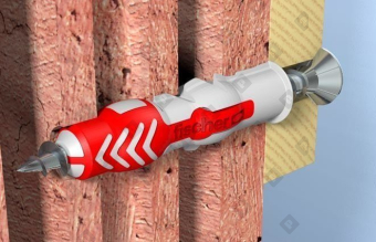 Универсальный дюбель fischer DUOPOWER 8x65 мм - №8