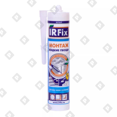 Жидкие гвозди IRFix МОНТАЖ "Белый", 310 мл - №1