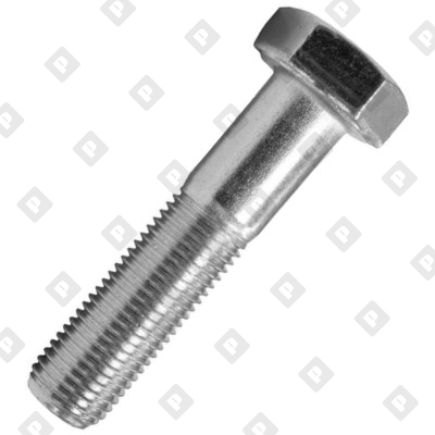 Болт ГОСТ 7798 M12x40 с шестигранной головкой и неполной резьбой, кл. пр. 4.8-5.8, оц. сталь - №3