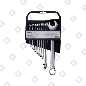 Набор ключей гаечных Biber 90683 Профи, CrV 6-22 мм 12 шт. - №1