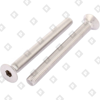 Винт ISO 10642 (DIN 7991) M6x80 с потайной головкой и внутренним шестигранником, нерж. сталь А4 - №1