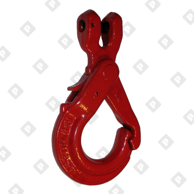 Крюк 5,3 т самозакрывающийся с вилочным соединением, кл. пр. 8 - №1