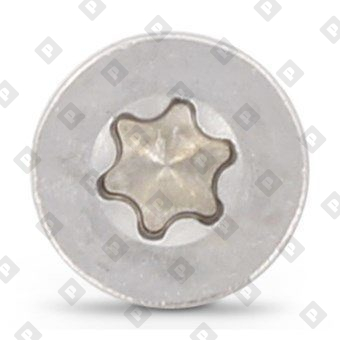 Винт ISO 10642 (DIN 7991) M6x20 с потайной головкой и шлицем TORX, нерж. сталь А2 - №2