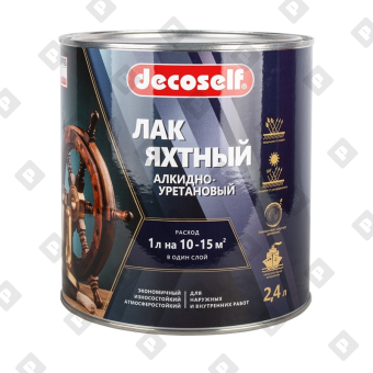 Лак яхтный Pufas Decoself полуматовый (2,4 л) - №1