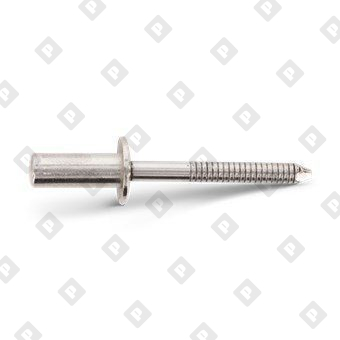 Заклепка вытяжная закрытая ISO 16585 4x6 со стандартным бортом, нерж. сталь A2 / нерж. сталь Sst - №2