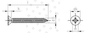 DIN 7982 A4 C 5,5X38 H - №4