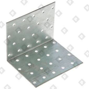 Уголок крепежный равносторонний KUR 40x40x160x2 мм, оц. сталь - №1