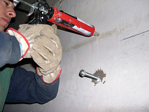 Как установить химический анкер