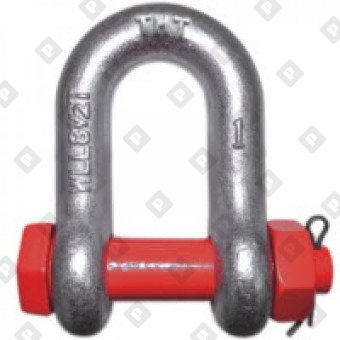 Скоба такелажная прямая G-2150 0.75 т с гайкой и шплинтом, кл. пр. 8 - №1