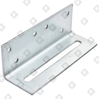 Крепежный скользящий уголок KUC 60x60x220x2 мм, оц. сталь - №1