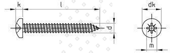 DIN 7981 A2 C 2,2X4,5 Z - №4