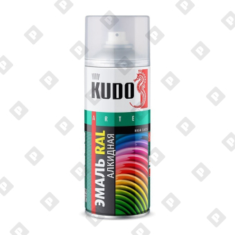 Эмаль аэрозольная Kudo KU-08017 RAL 8017 шоколадно-коричневый (0,52 л) - №1