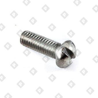 Винт ГОСТ 17473 исполнение 1 М4x8 с полуцилиндрической головкой и прямым шлицем, кл. пр 4.8, оц. сталь - №1