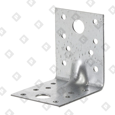 Крепежный усиленный уголок KUU 90x90x65x1.5 мм, оц. сталь - №1