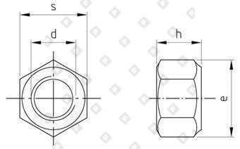 М20х1,5 DIN 985 нерж. сталь A2 - №5
