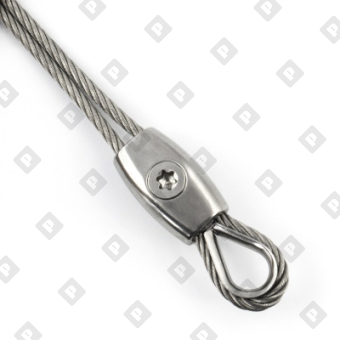 Зажим ART 814391 «Бочонок» для троса Ø3мм, нерж. сталь А4 - №2