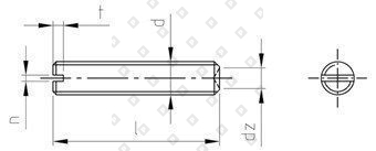 DIN 438 AISI 303 M 2,5X6 - №4
