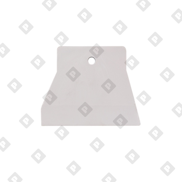 Шпатель резиновый Biber 35268 белый 100 мм - №1