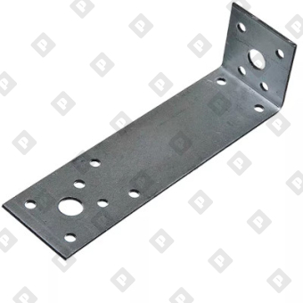 Крепежный уголок асимметричный KUAS 90x50x55x1.5 мм, оц. сталь - №1