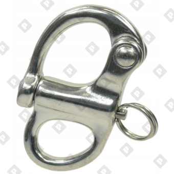 Карабин отцепной «пеликан» с мочкой ART 8288 96 мм, нерж. сталь A4 - №1