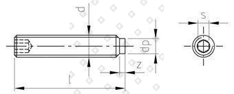 ISO 4028 A4 M 3X20 - №4
