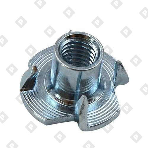 Гайка врезная усовая DIN 1624 M10x12, оц. сталь - №1