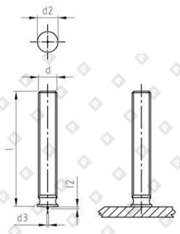 M 10X30 ISO 13918 A2 PT - №5