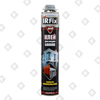 Строительный клей-пена IRFix Proff для кладки блоков, 750 мл - №1