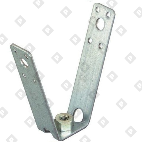 Трапециевидный V-образный подвес fischer TZ M10 для профнастила, оц. сталь - №1